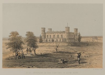 Innenhof des Alumbagh, Lucknow von David Scott Lieutenant Colonel (after) Dodgson
