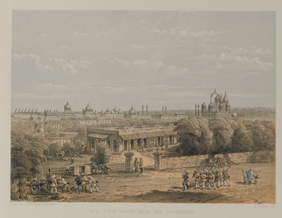 Blick von der Residenz von David Scott Lieutenant Colonel (after) Dodgson