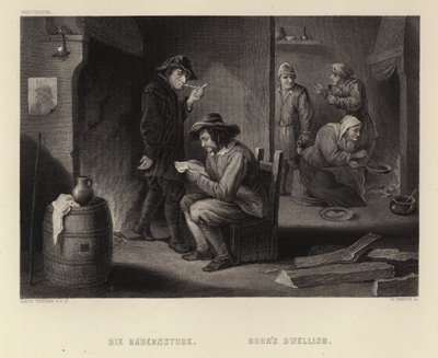 Bauernwohnung von David Teniers the Younger