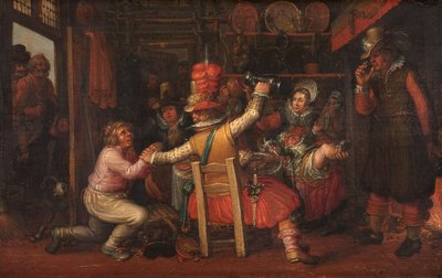 Die Trauer des Bauern von David Vinckboons (I) (workshop of)