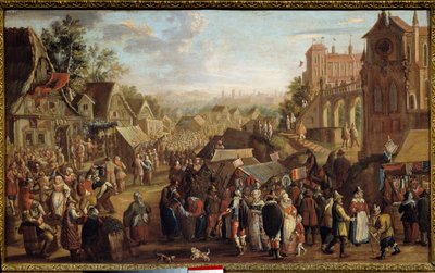 Die Kirmes. Fest in einem Dorf von David Vinckeboons