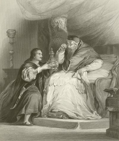 Benvenuto Cellini und der Papst von David Wilkie