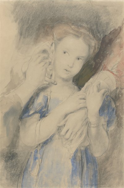 Studie für den ersten Ohrring von David Wilkie