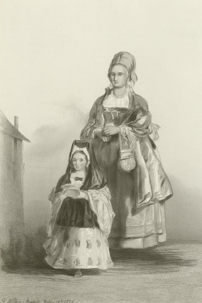 Die Señorita und ihre Amme von David Wilkie