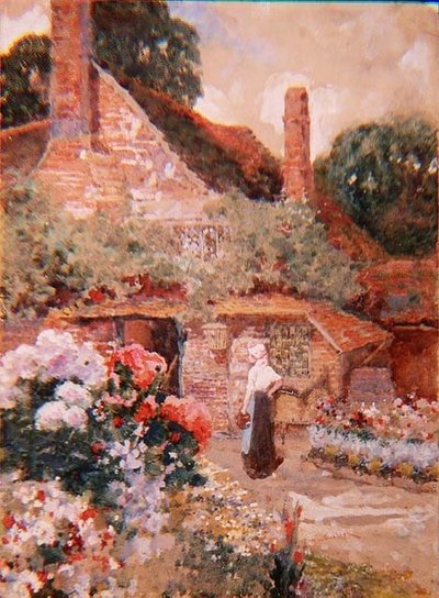 Ein Kentisches Cottage, nahe Edenbridge von David Woodlock