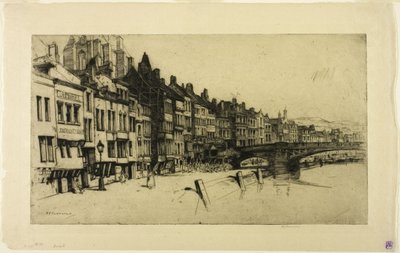 Dinant, Platte neun aus dem Belgischen Set von David Young Cameron