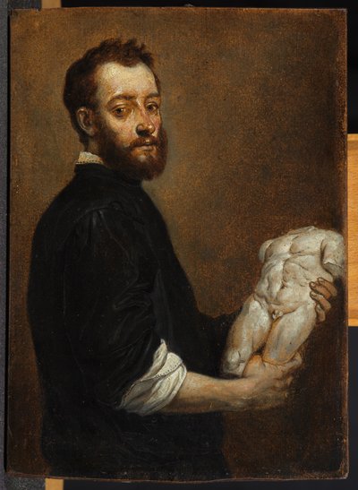 Porträt eines Bildhauers, nach Giovanni Battista Moroni von David Teniers the Younger