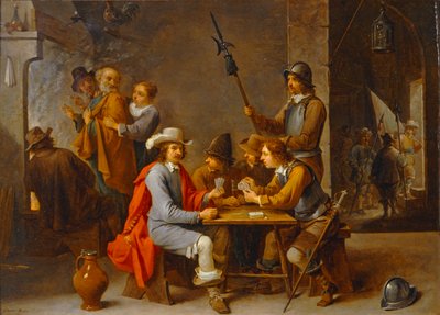 Die Verleugnung des Heiligen Petrus von David the Younger Teniers