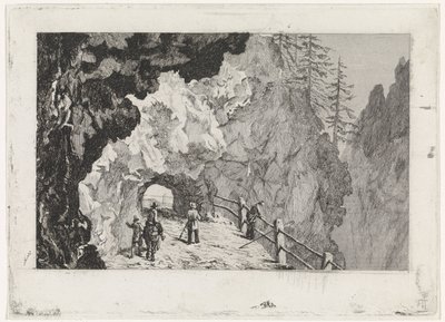 Durchgang in den Felsen von David van der Kellen