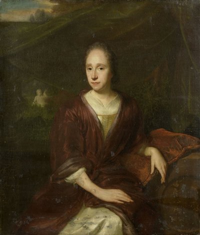 Porträt von Margaretha Nelis von David van der Plas