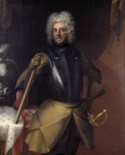 Carl Gustaf Mörner (1658-1721), Graf, königlicher Rat, Feldmarschall, Hofgerichtspräsident, verheiratet mit 1. Freifrau Catharina Margareta Bonde, 2. Gräfin Christina Anna Bielke von David von Krafft