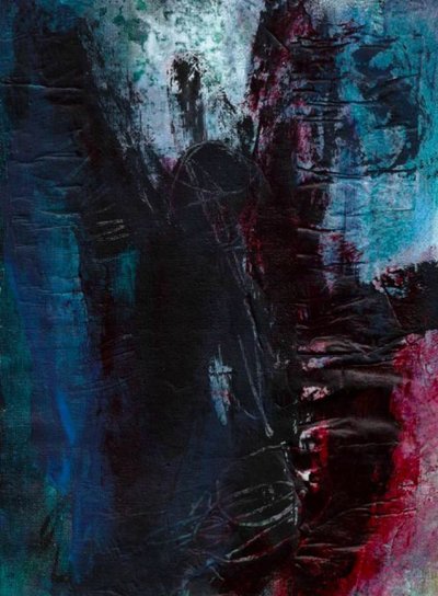 Dramatisches Dunkles Abstrakt von Deb Chaney