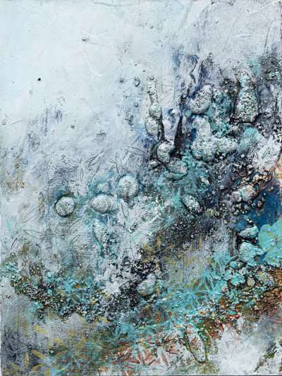 Eisige Teal Texturen von Deb Chaney