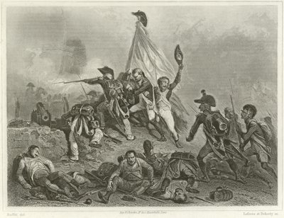 Schlacht von Jemappes von Denis Auguste Marie Raffet