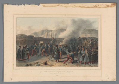 Beschießung der Zitadelle, 1832 von Denis Auguste Marie Raffet