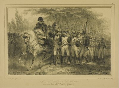 Sir, Sie können auf uns zählen wie auf die Alte Garde von Denis Auguste Marie Raffet