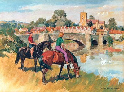Englische Landschaft von Derek Charles Eyles