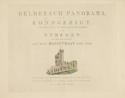 Belvedere in Nijmegen von Derk Anthony van de Wart