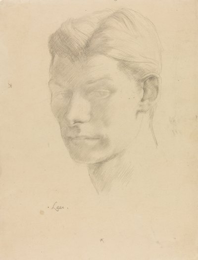 Porträt eines Mannes, ca. 1906-08 von Derwent Lees
