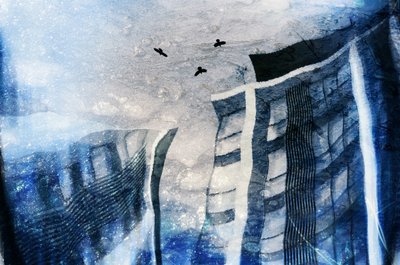 Abstrakter Stadtflug von Desislava Ignatova