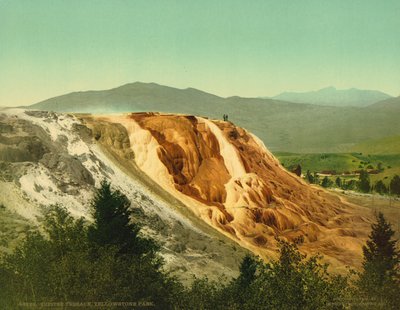 Jupiter Terrace, Yellowstone Park, ca. 1902 von Detroit Photographic Co.
