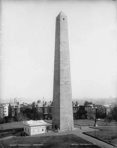 Bunker Hill Monument, Charlestown, Massachusetts, ca. 1890-99 von Detroit Publishing Co.