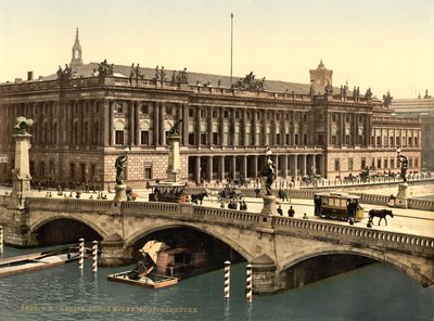 Friedrichsbrücke und die Börse, Berlin, Deutschland, ca. 1900 von Detroit Publishing Co.