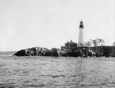 Portland Head Light, Portland, Maine, ca. 1900-10 von Detroit Publishing Co.