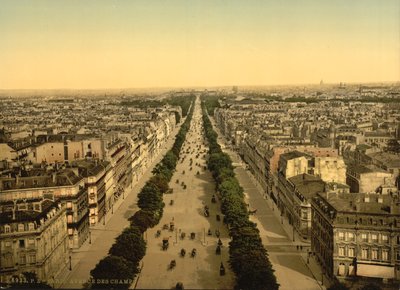 Avenue des Champs-Élysées, Paris, um 1890-1900 von Detroit Publishing Co.