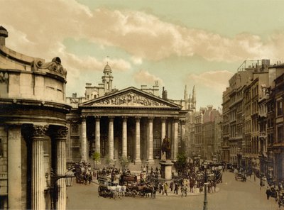Royal Exchange, London, um 1890-1900 von Detroit Publishing Co.