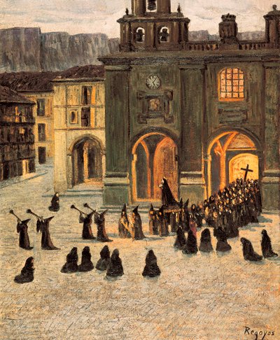 Karfreitag in Down, Orduna von Diario or Dario de Regoyos y Valdes