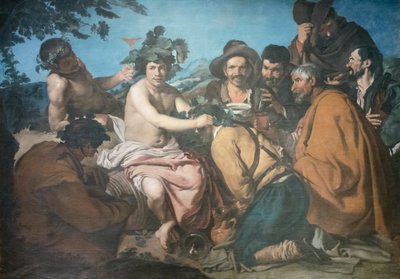 Triumph des Bacchus, auch bekannt als die Trinker von Diego Rodriguez de Silva y (after) Velazquez
