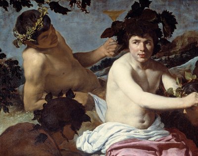 Der Triumph des Bacchus oder „Die Betrunkenen“ (Detail) von Diego Velázquez