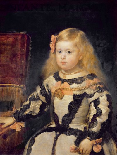 Porträt der Infantin Maria Marguerita (1651-73) 1654 von Diego Velázquez