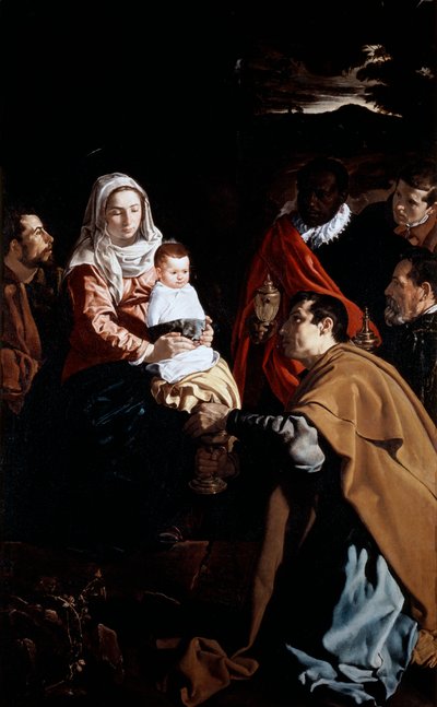 Die Anbetung der Könige, 1619 von Diego Velázquez