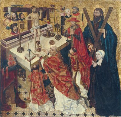 Die Messe des Heiligen Gregor von Diego de la Cruz