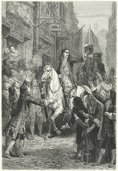 Wilhelm III. zieht in London ein von Diogene Ulysse Napoleon Maillart