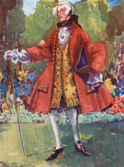 Ein Mann aus der Zeit von Georg II. (1727-1760) von Dion Clayton Calthrop