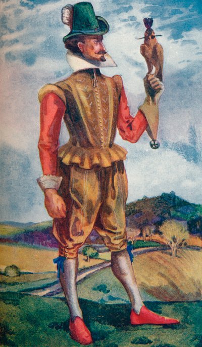 Ein Mann aus der Zeit von James I, 1907 von Dion Clayton Calthrop