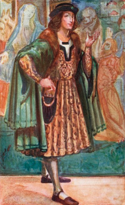 Ein Mann aus der Zeit von Richard III. (1483-1485) von Dion Clayton Calthrop