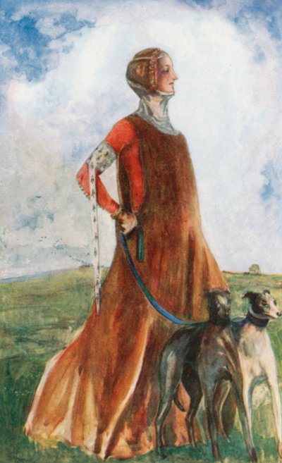 Eine Frau aus der Zeit von Edward III. 1327-1377 von Dion Clayton Calthrop