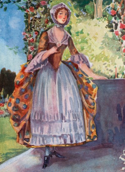 Eine Frau aus der Zeit von George II, 1727-1760 von Dion Clayton Calthrop