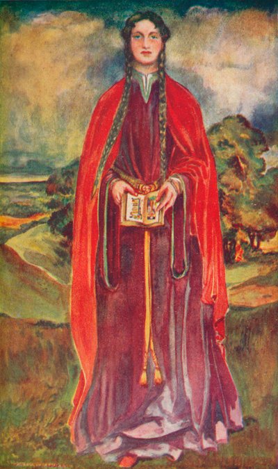 Eine Frau aus der Zeit Heinrichs I., 1907 von Dion Clayton Calthrop