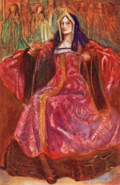 Eine Frau aus der Zeit von Heinrich VII. 1485-1509 von Dion Clayton Calthrop