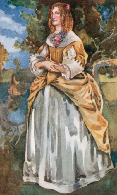 Eine Frau aus der Zeit von Jakob II 1685-1689 von Dion Clayton Calthrop