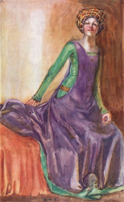 Eine Frau aus der Zeit von Richard II. 1377-1399 von Dion Clayton Calthrop