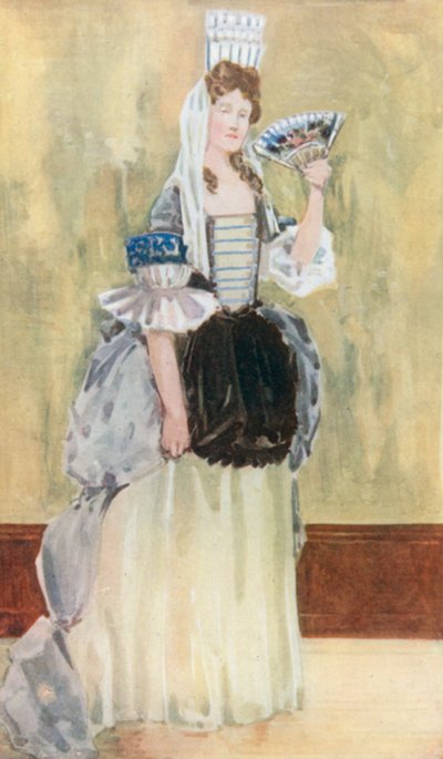 Eine Frau aus der Zeit von Wilhelm und Maria (1689-1702) von Dion Clayton Calthrop