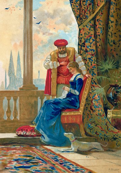 König Heinrich VIII. und Anne Boleyn von Dionisio Baixeras Verdaguer