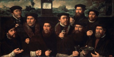 Gruppenporträt der Amsterdamer Schützengilde, 1561 von Dirck Jacobsz