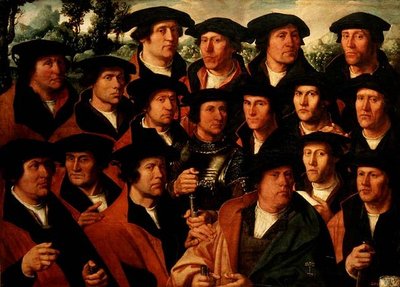 Gruppenporträt der Schützengilde von Amsterdam von Dirck Jakobsz